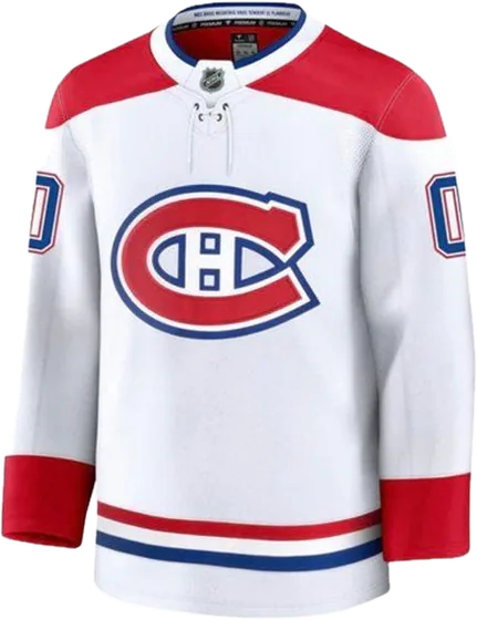 Montreal Canadiens Road White sweater worn October 14 2026 against the Capitals, from the NHL daily uniform tracker