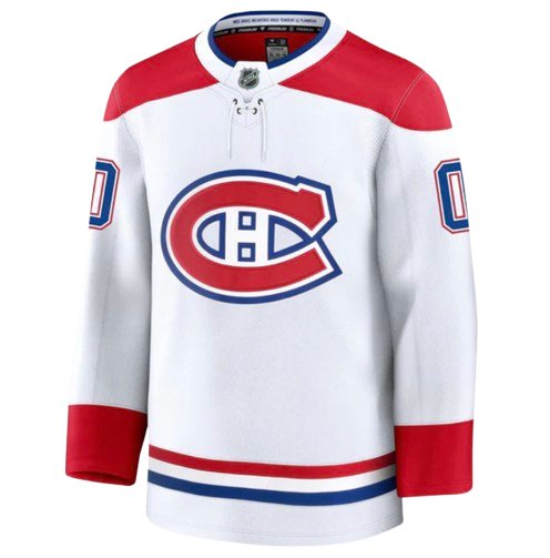 Montreal Canadiens Road White sweater worn September 29 2026 against the Maple Leafs, from the NHL daily uniform tracker