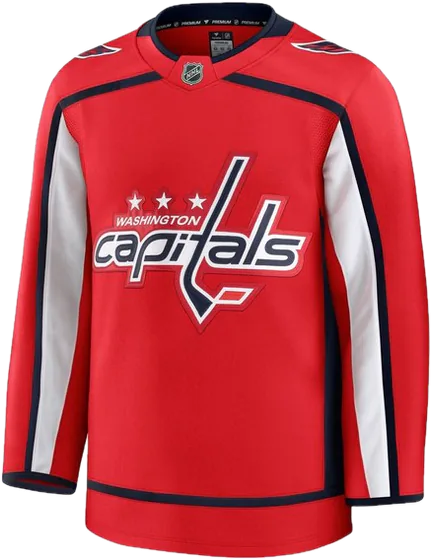 Washington Capitals Home Red sweater worn October 14 2026 against the Canadiens, from the NHL daily uniform tracker