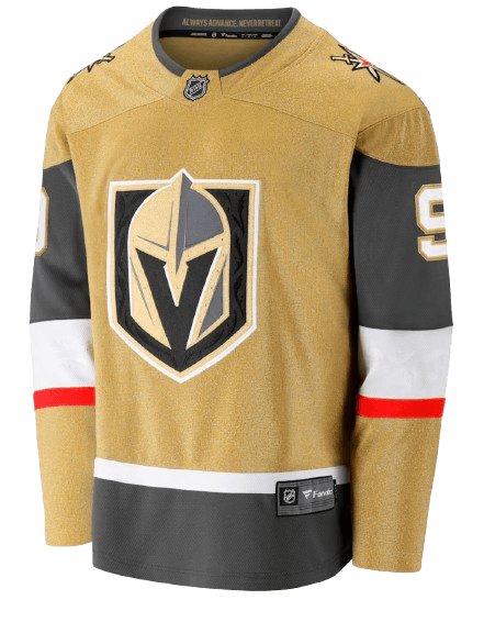 Vegas Golden Knights Home Gold sweater worn September 29 2026 against the Blackhawks, from the NHL daily uniform tracker
