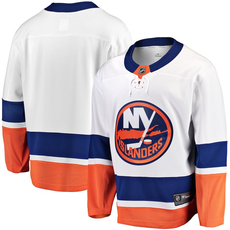 New York Islanders Road White sweater worn September 30 2026 against the Maple Leafs, from the NHL daily uniform tracker
