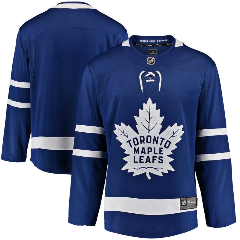 Toronto Maple Leafs Home Blue sweater worn September 30 2026 against the Islanders, from the NHL daily uniform tracker