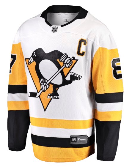 Pittsburgh Penguins Road White + 60th Helmet Logo sweater worn September 30 2026 against the Flyers, from the NHL daily uniform tracker