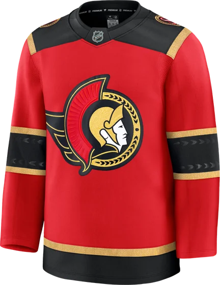 Ottawa Senators Red Third sweater worn October 13 2026 against the Blues, from the NHL daily uniform tracker