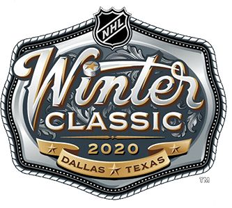 2020 NHL Winter Classic logo for Predators at Stars at Cotton Bowl Dallas with Bridgestone title sponsor