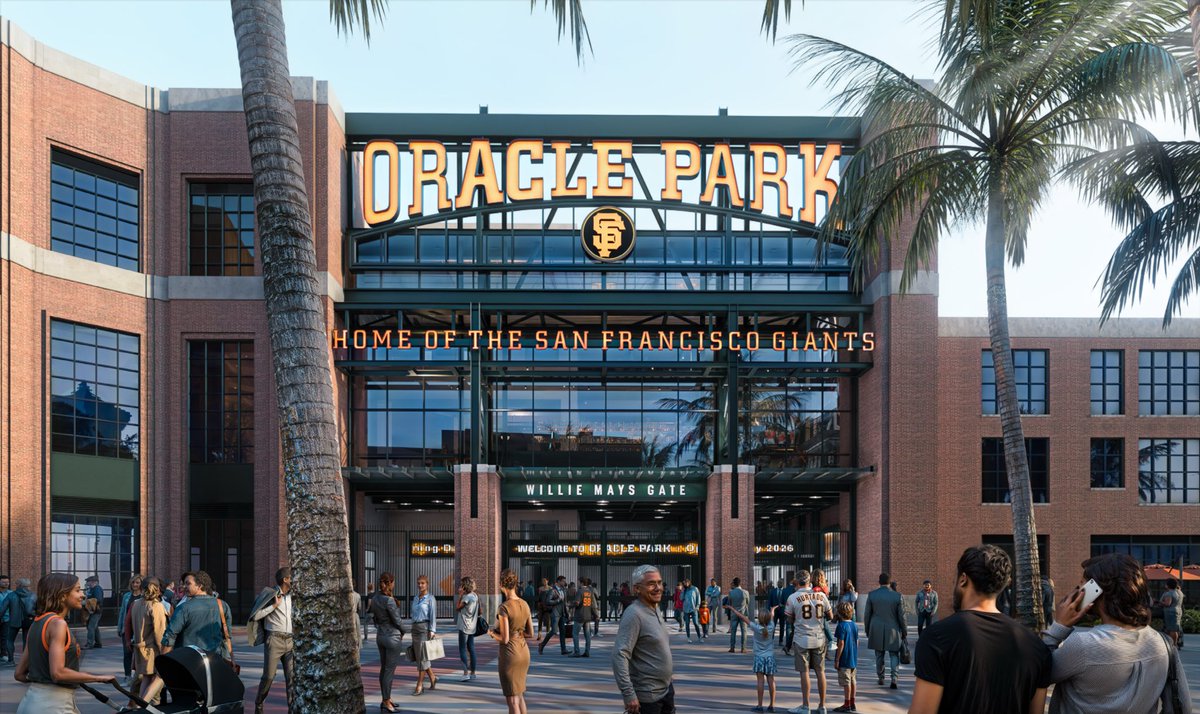 Oracle Park New LED Entrance