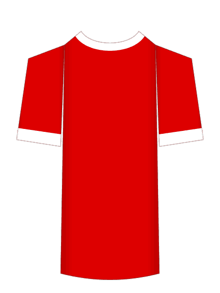 Nottingham Forest 2026/27 red home shirt with white trim, worn in the opening weekend loss to Leeds United