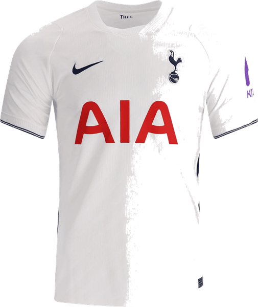 Tottenham Hotspur lilywhite home shirt with navy trim, worn against Newcastle on August 29 2026