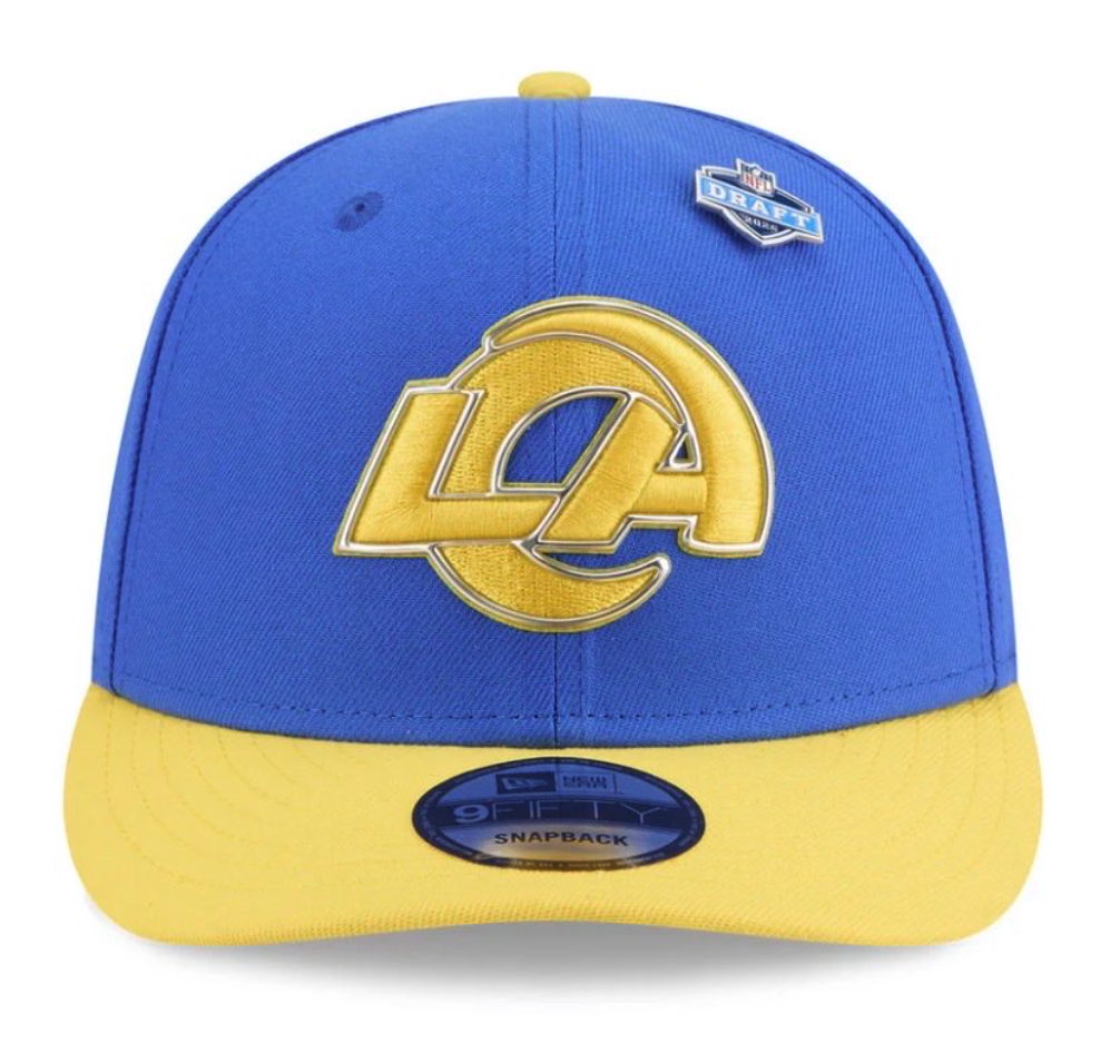 Rams 2026 NFL Draft Hat front with new LA logo