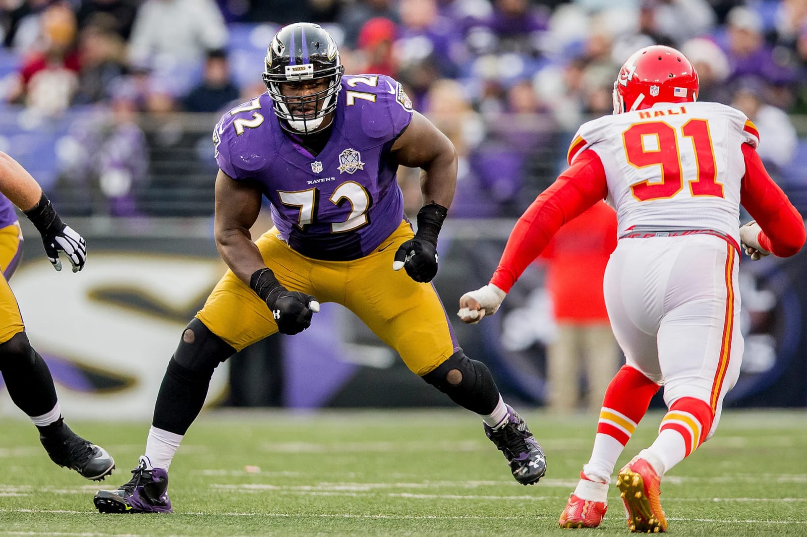 Baltimore Ravens 2015 20th season gold pants