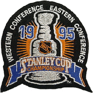 1995 Stanley Cup Championship oval crest logo