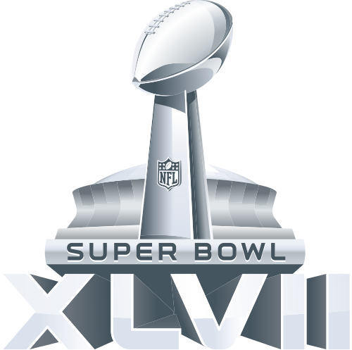 Super Bowl XLVII 2013 New Orleans template wordmark logo