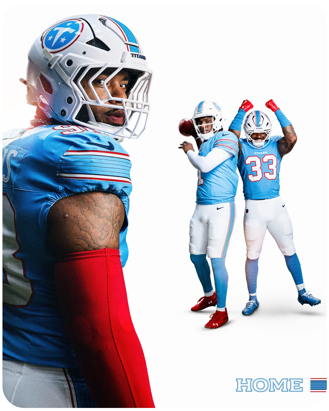 Titans home uniforms