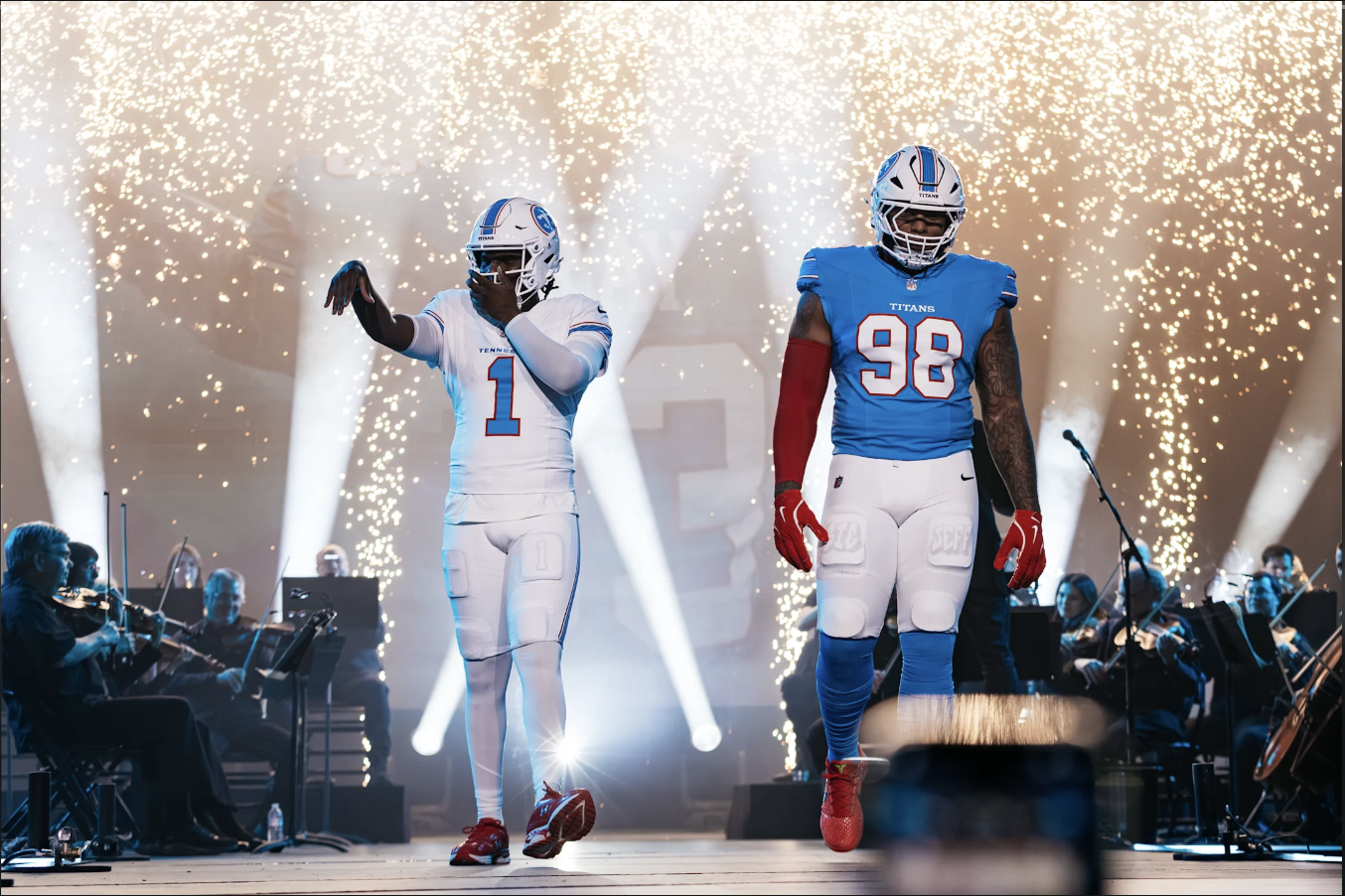 Titans uniforms revealed