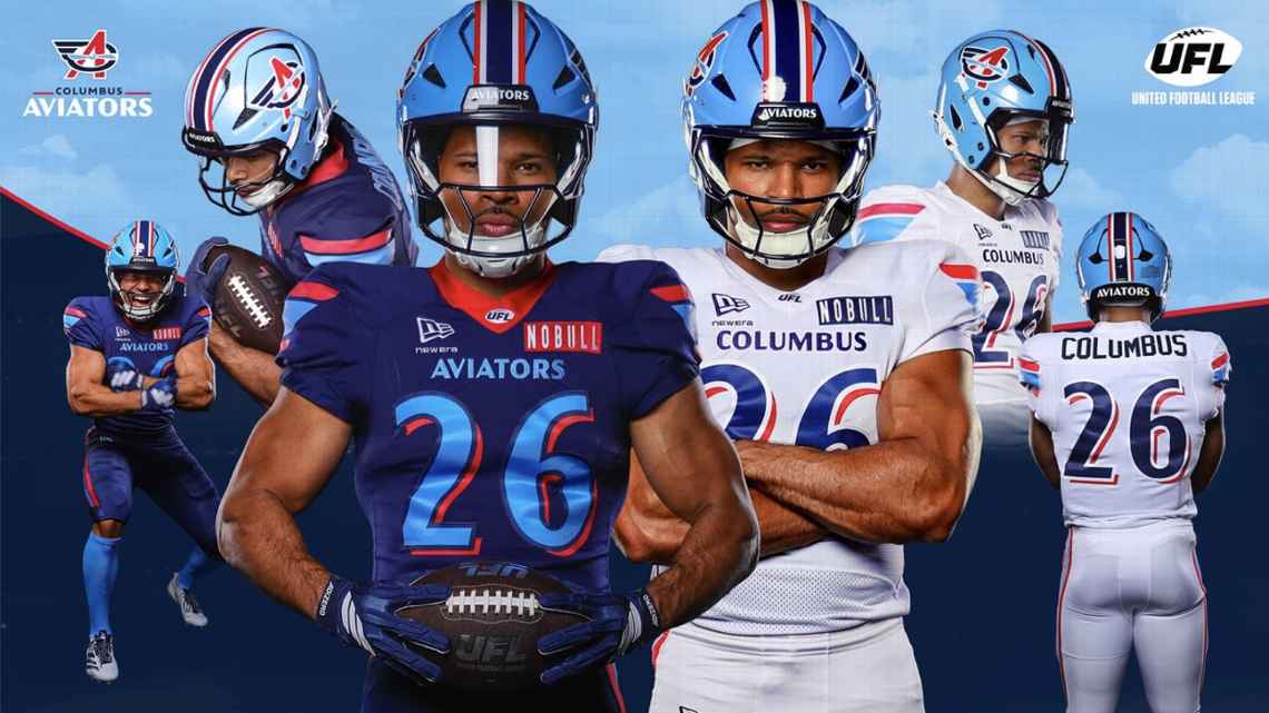 Columbus Aviators 2026 UFL uniforms