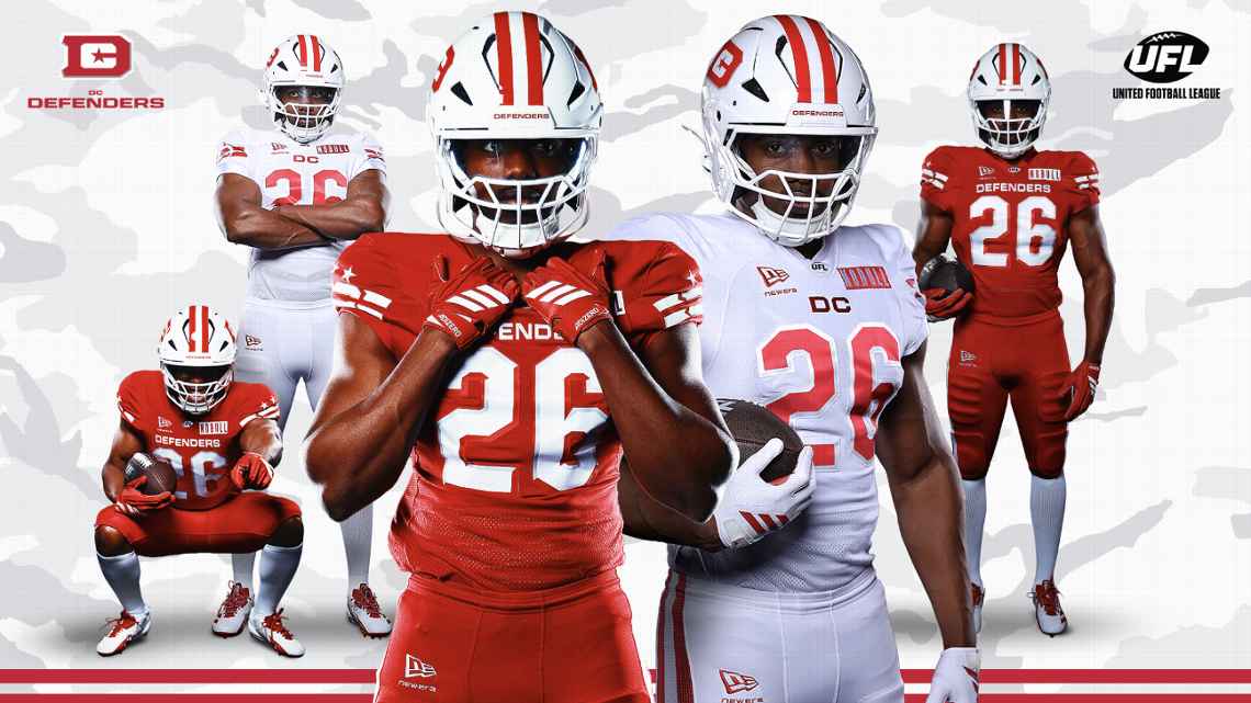 D.C. Defenders 2026 UFL uniforms