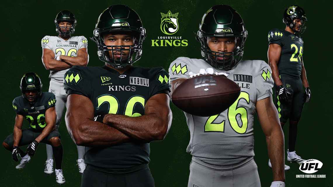 Louisville Kings 2026 UFL uniforms