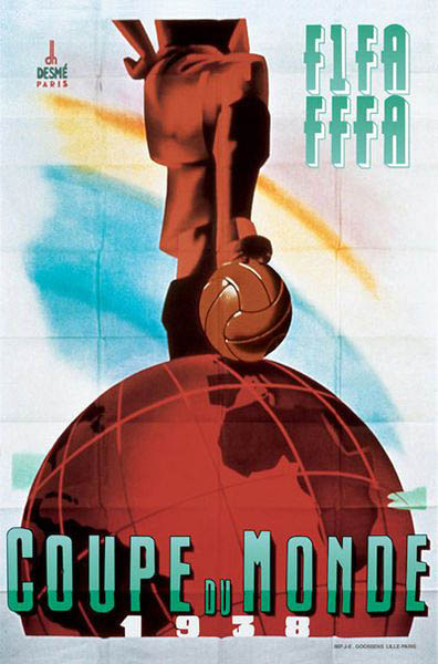 1938 France FIFA World Cup official emblem